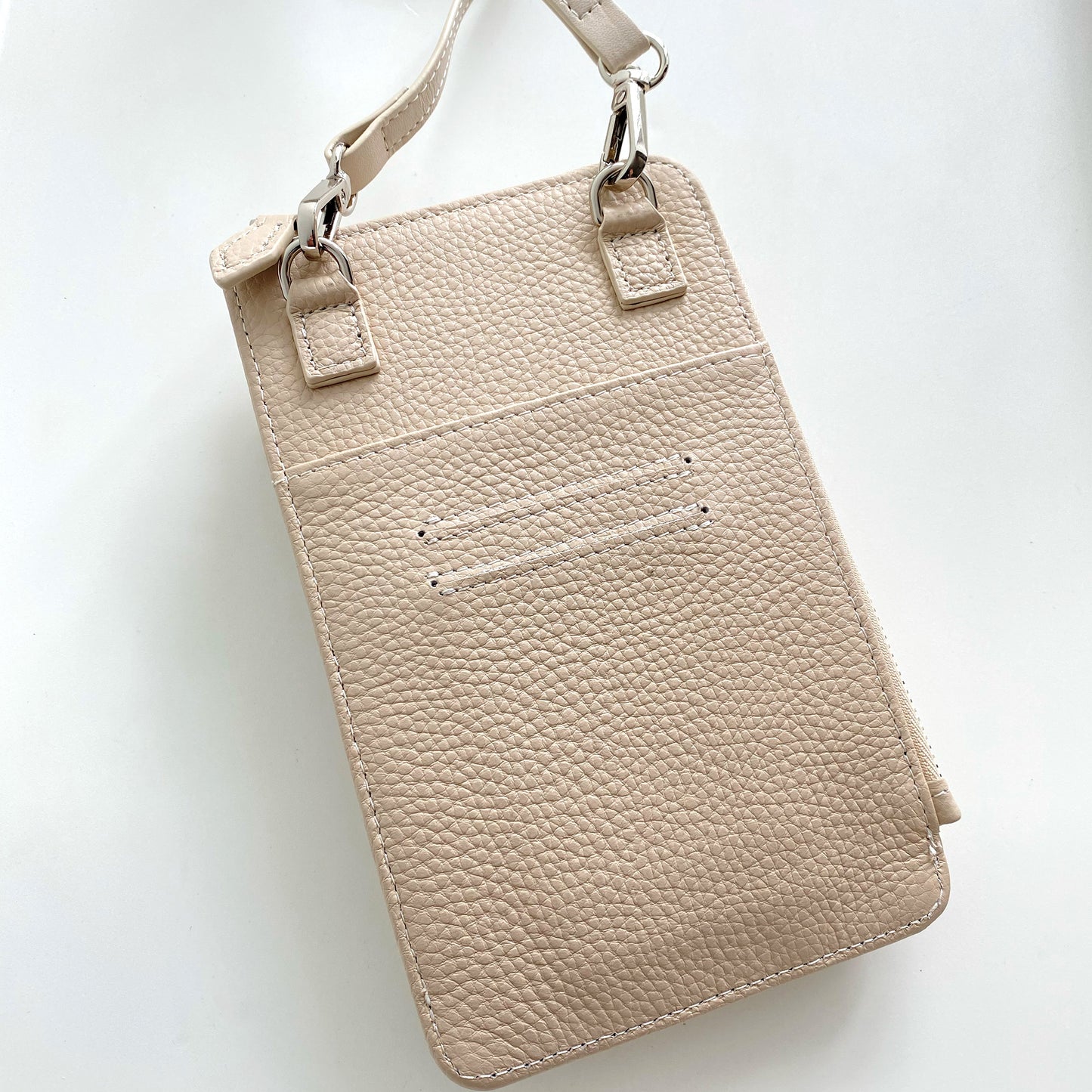 Minimal Mobile Phone Leather Sling Pouch