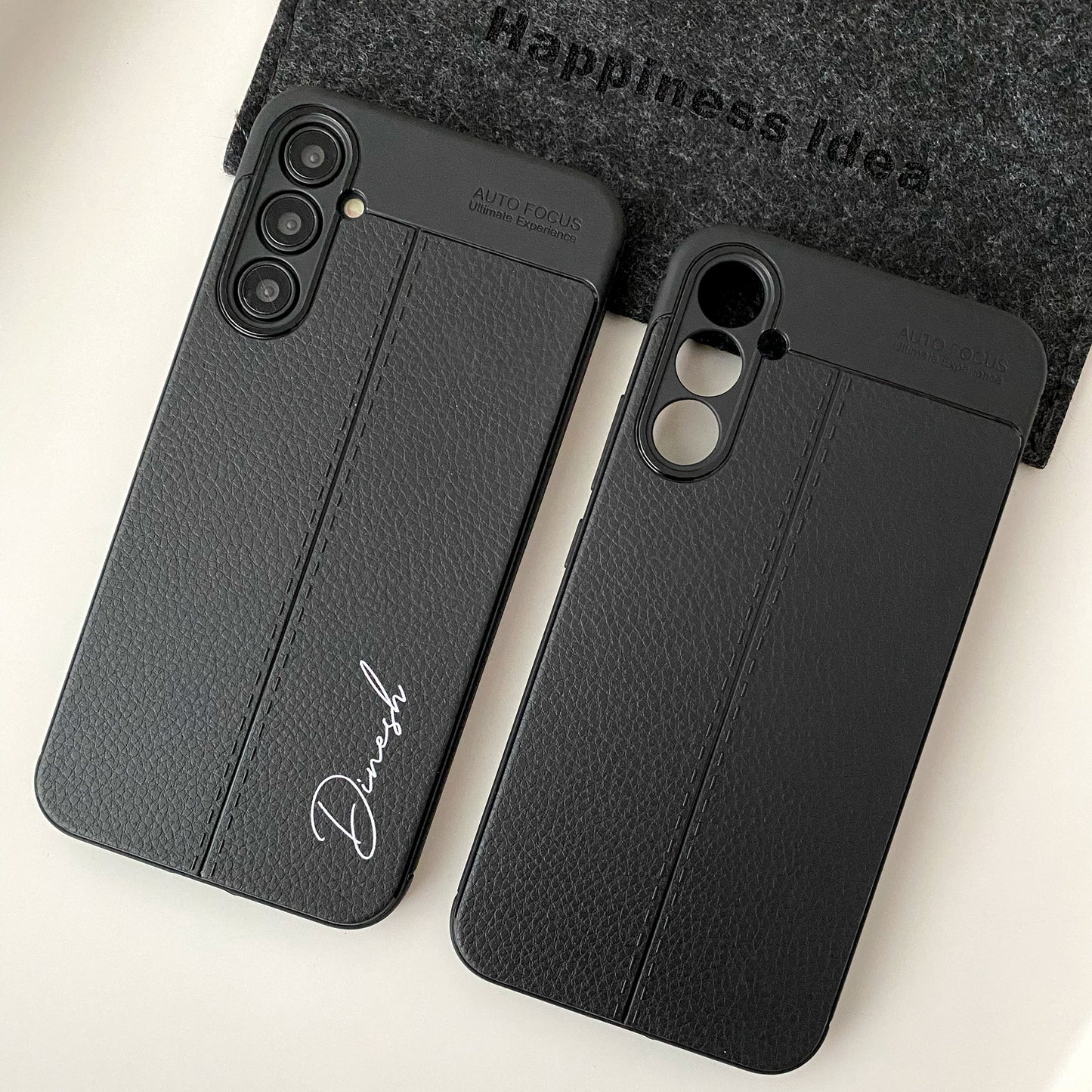 Samsung A series Leather Design TPU Case