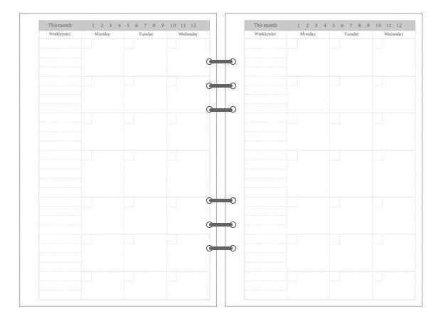 A5 Inserts Refill - Happiness Idea