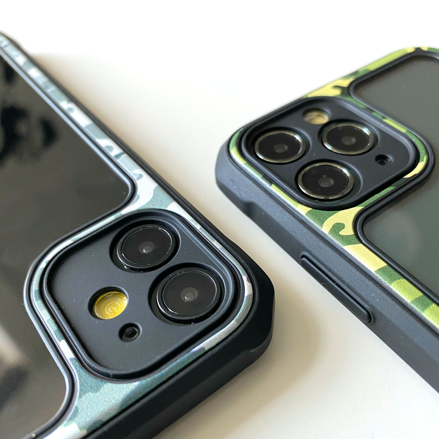 Camouflage Transparent Bumper Case for iPhone