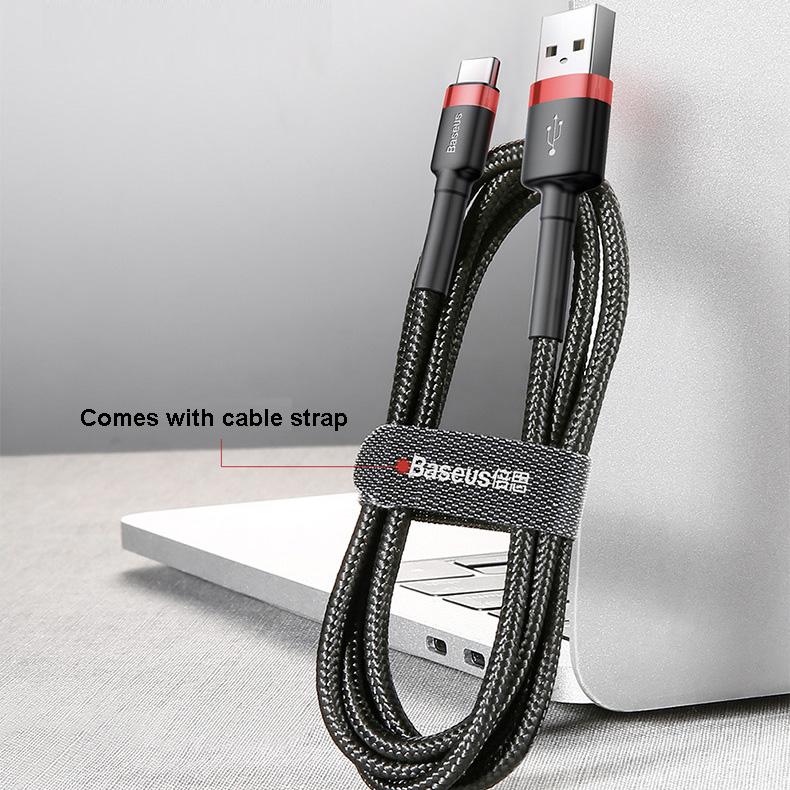 Baseus Premium Nylon Braided Micro-USB Cable - Happiness Idea