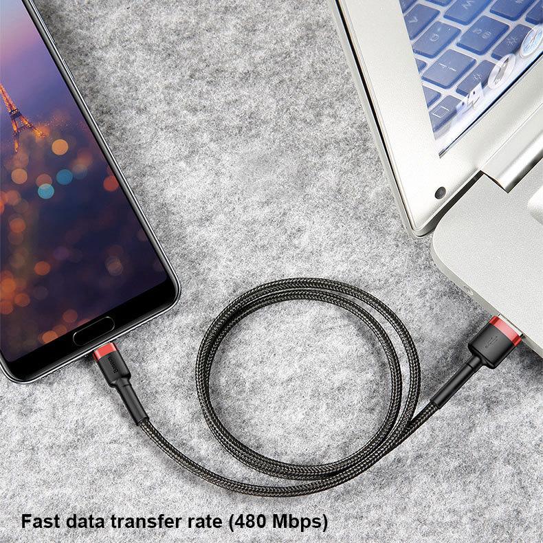 Baseus Premium Nylon Braided Micro-USB Cable - Happiness Idea