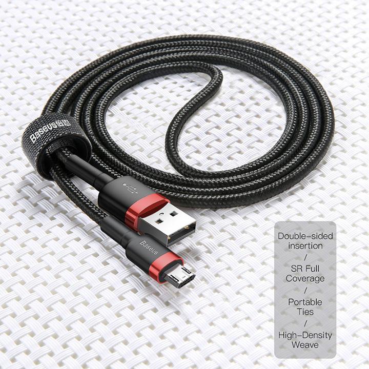 Baseus Premium Nylon Braided Micro-USB Cable - Happiness Idea