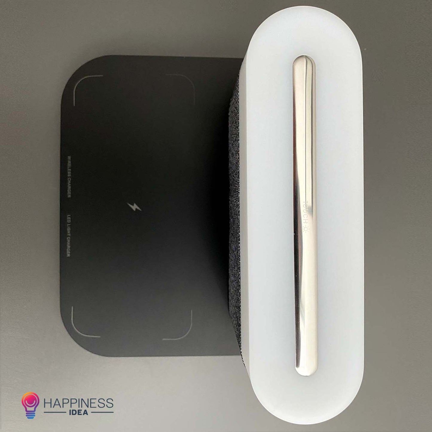 3-in-1 Station: Wireless Charger + Digital Alarm Clock + Nightlight