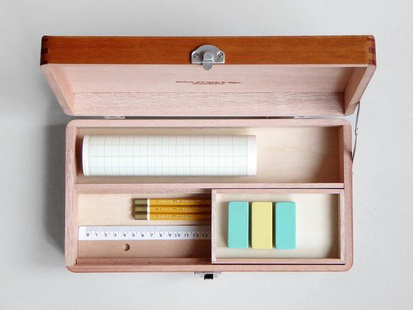 Classiky 倉敷意匠 - Desk Tools Wooden Box - Happiness Idea