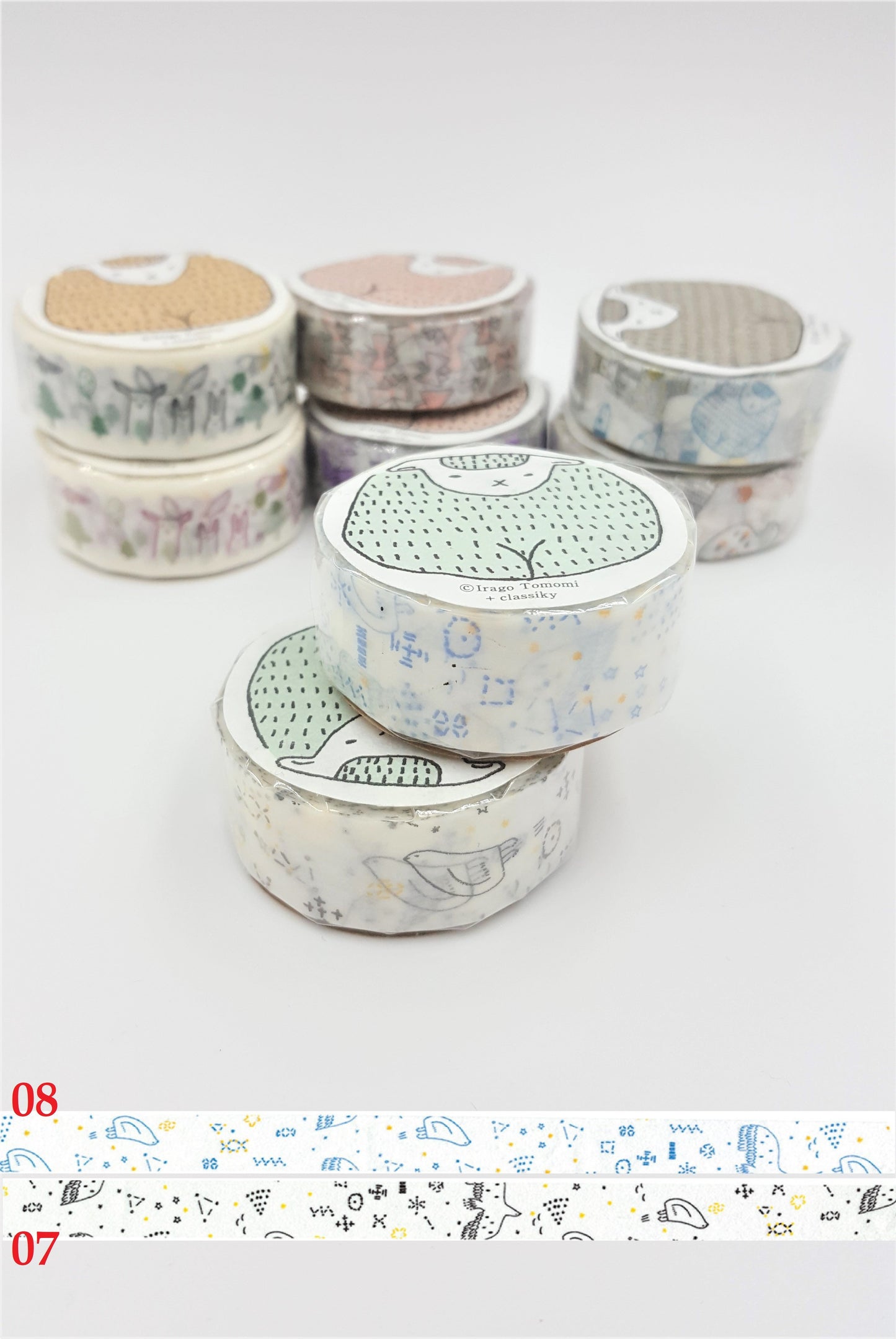 Classiky 倉敷意匠 - Washi Tape (Beast/ Butterfly/ Forest/ Starlit Sky) - Happiness Idea