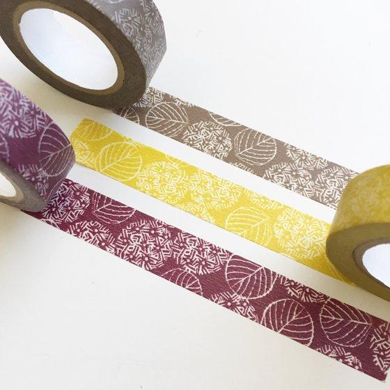 Classiky 倉敷意匠 - Washi Tape (Hydrangea 3 pcs set) - Happiness Idea