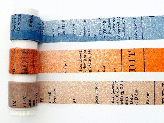 Classiky 倉敷意匠 - Washi Tape (Old Book) - Happiness Idea