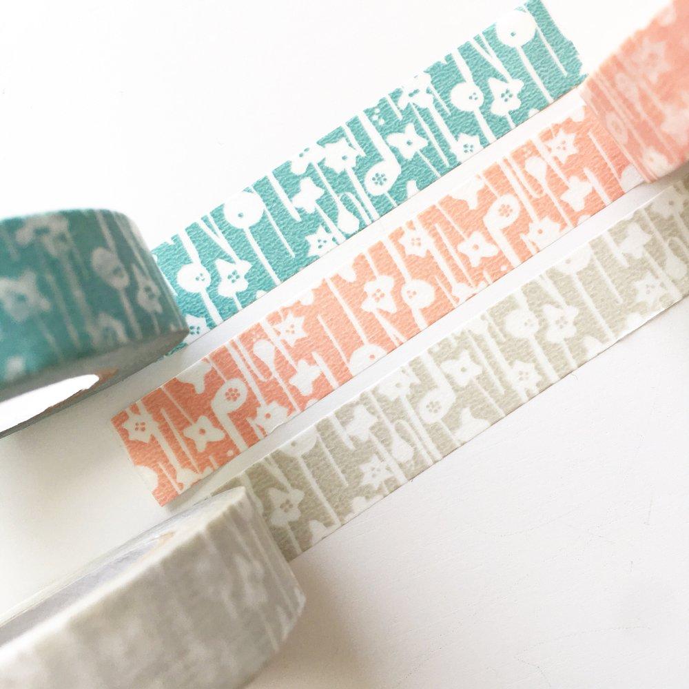 Classiky 倉敷意匠 - Washi Tape (Small Flowers) - Happiness Idea