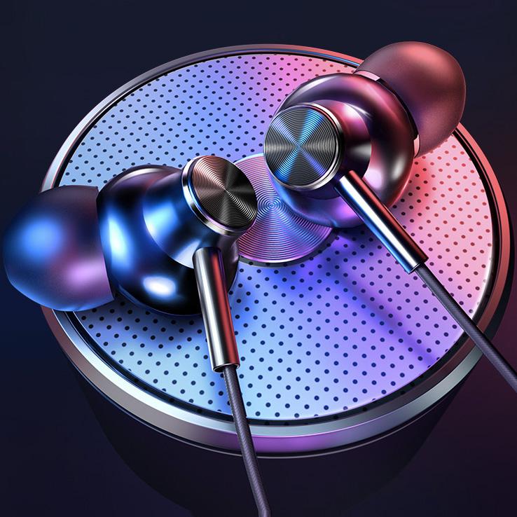 F2 Wired Hi-Fi Earphone with Microphone - Happiness Idea