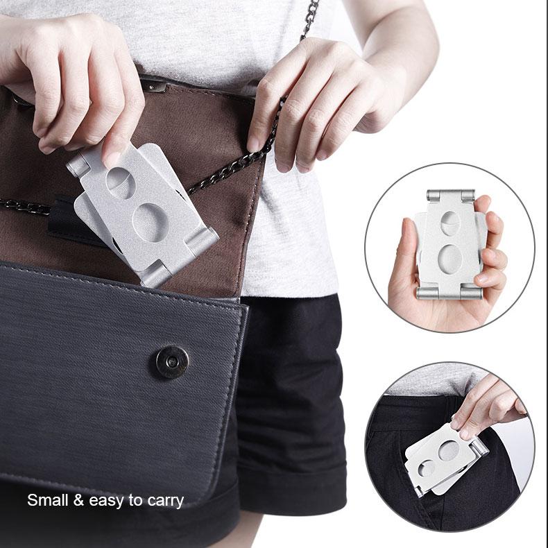 Foldable Metal Mobile Phone Stand - Happiness Idea