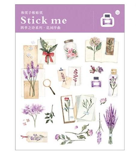 Four Seasons Series Washi Stickers - Happiness Idea