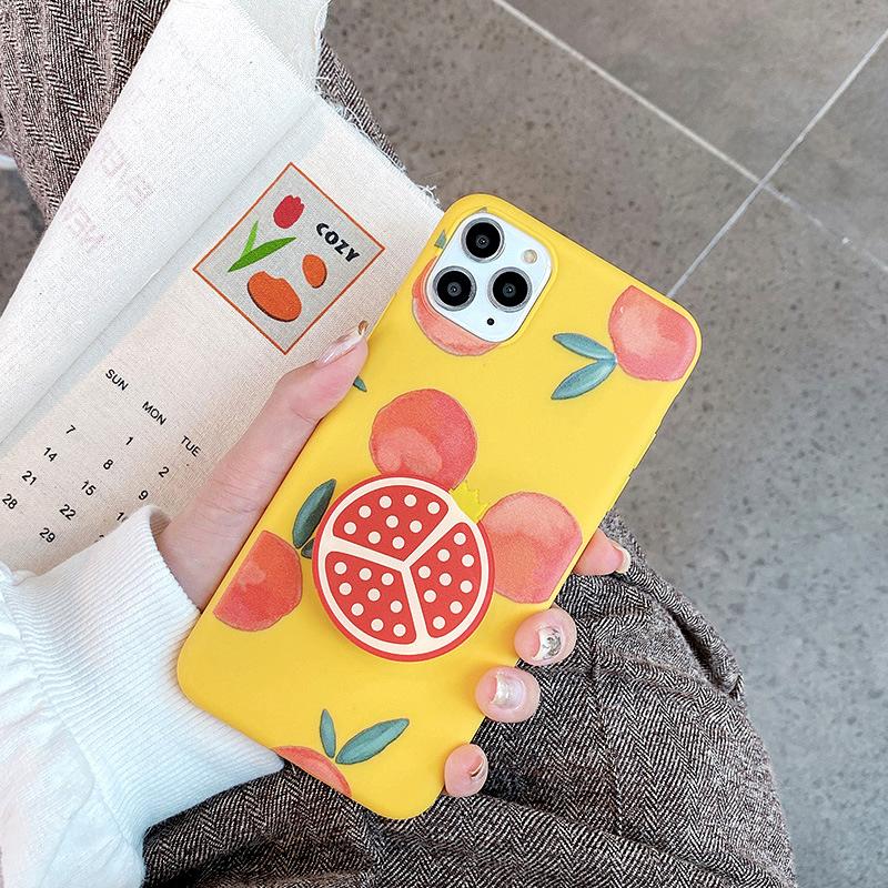 Fruity Series Soft Silicone Case for iPhone - Happiness Idea