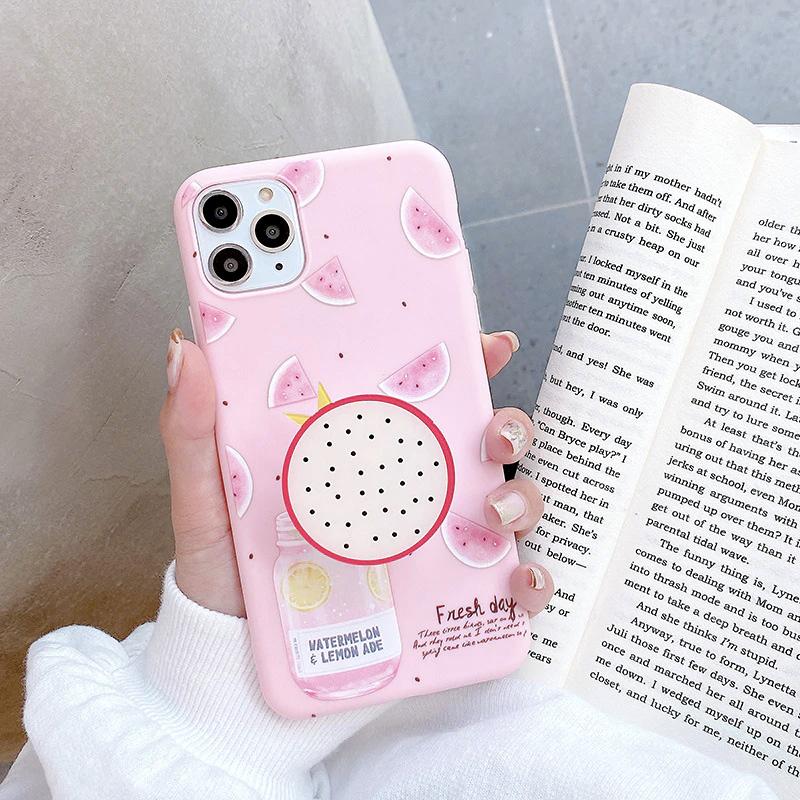 Fruity Series Soft Silicone Case for iPhone - Happiness Idea