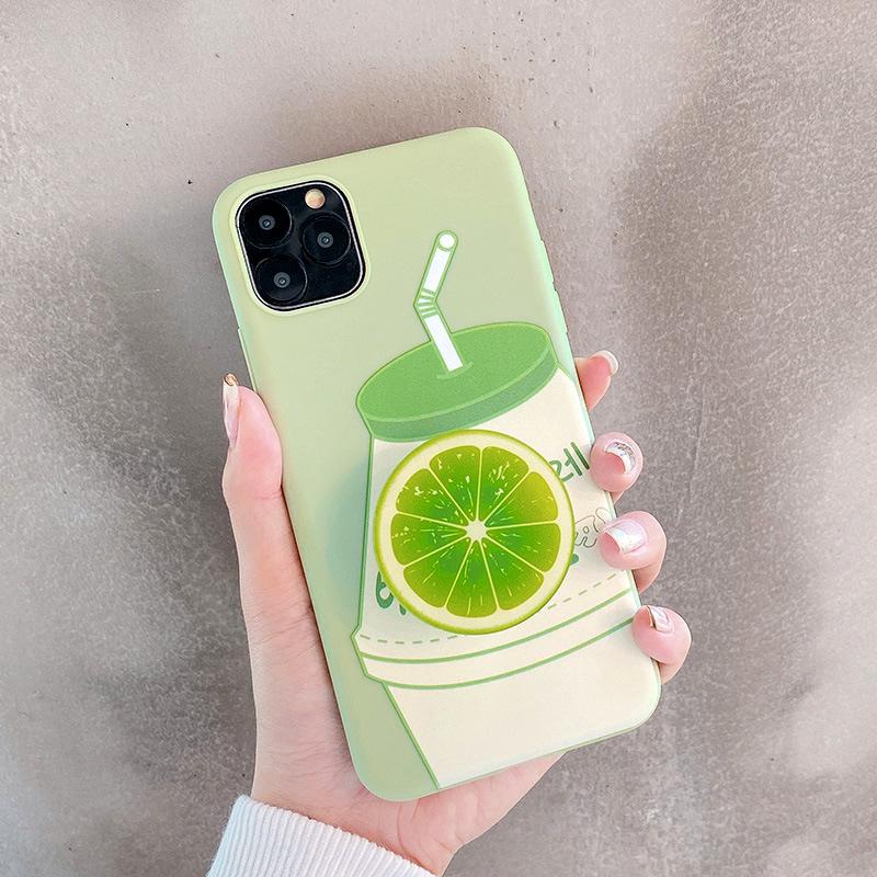 Fruity Series Soft Silicone Case for iPhone - Happiness Idea