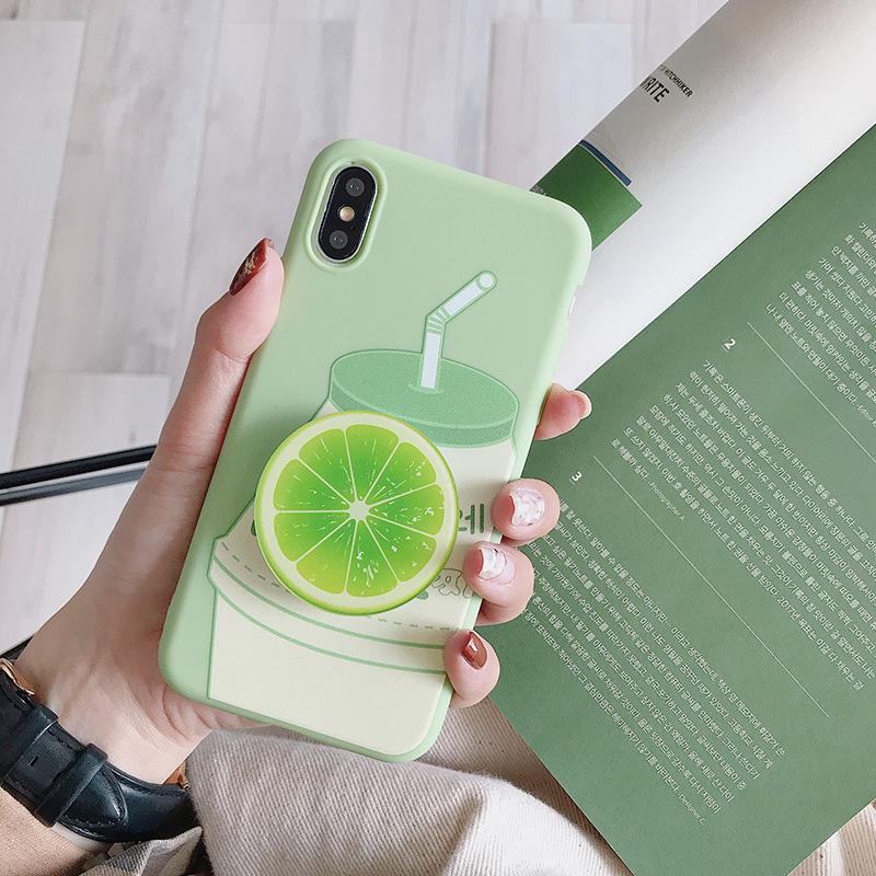 Fruity Series Soft Silicone Case for iPhone - Happiness Idea