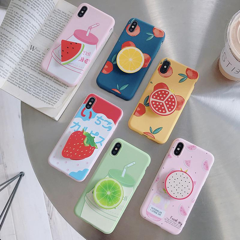 Fruity Series Soft Silicone Case for iPhone - Happiness Idea