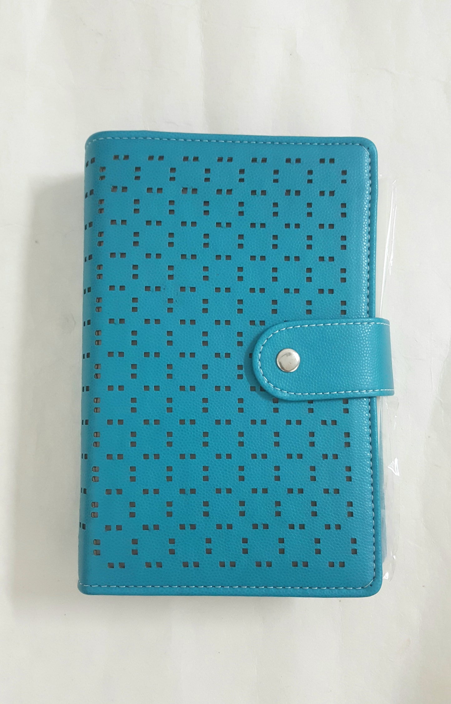 Hollow Faux Leather A6 Planner - Happiness Idea