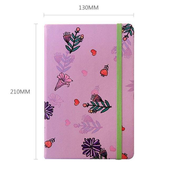 Kiddo Flowery A5 Notebook - Happiness Idea