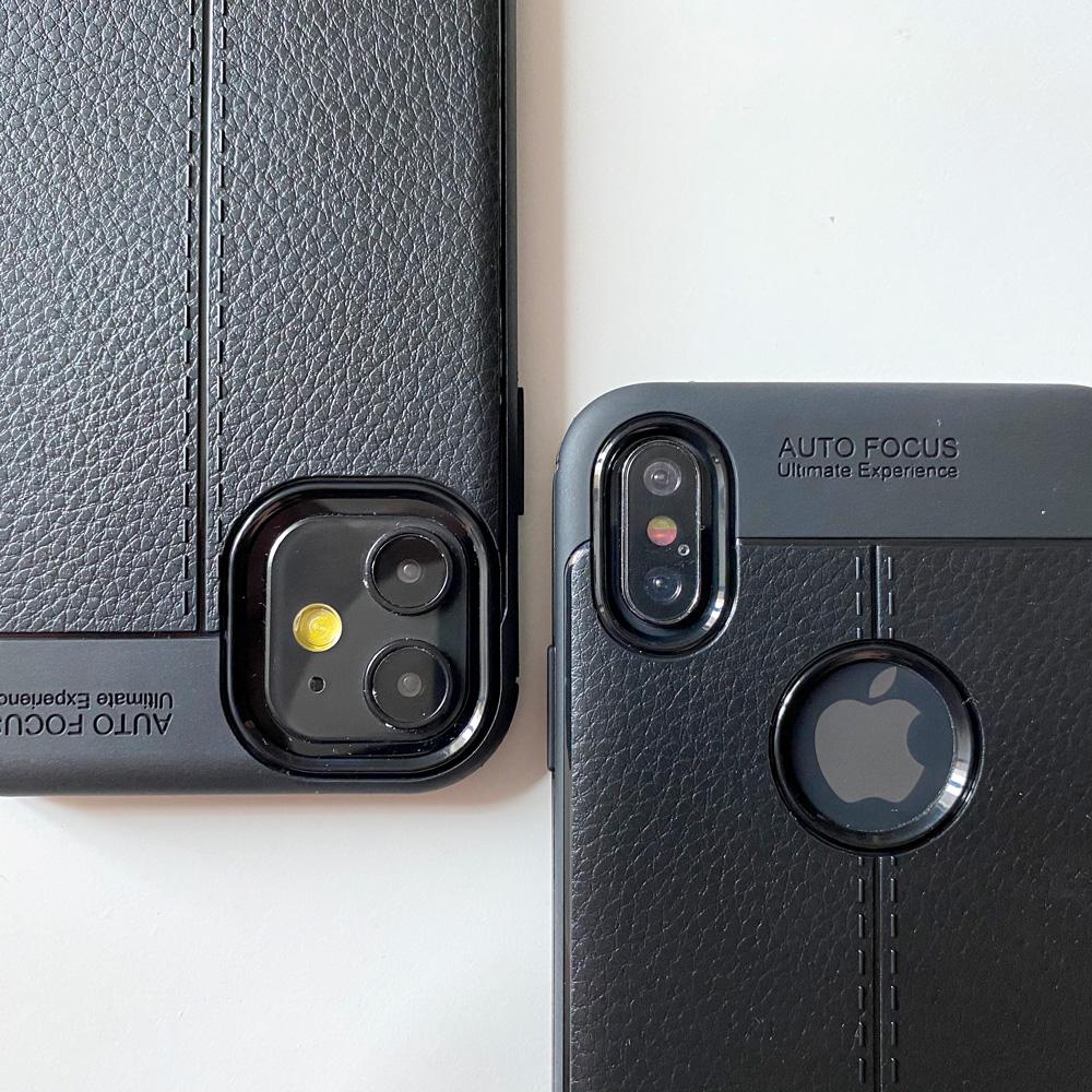 Leather Design TPU Case for iPhone