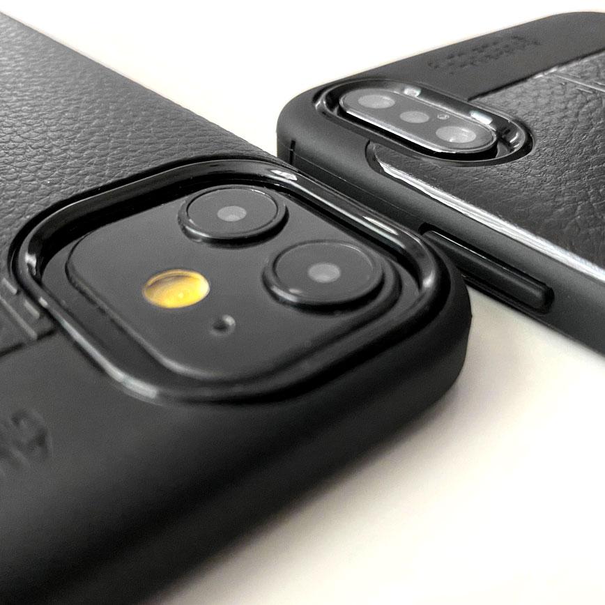 Leather Design TPU Case for iPhone
