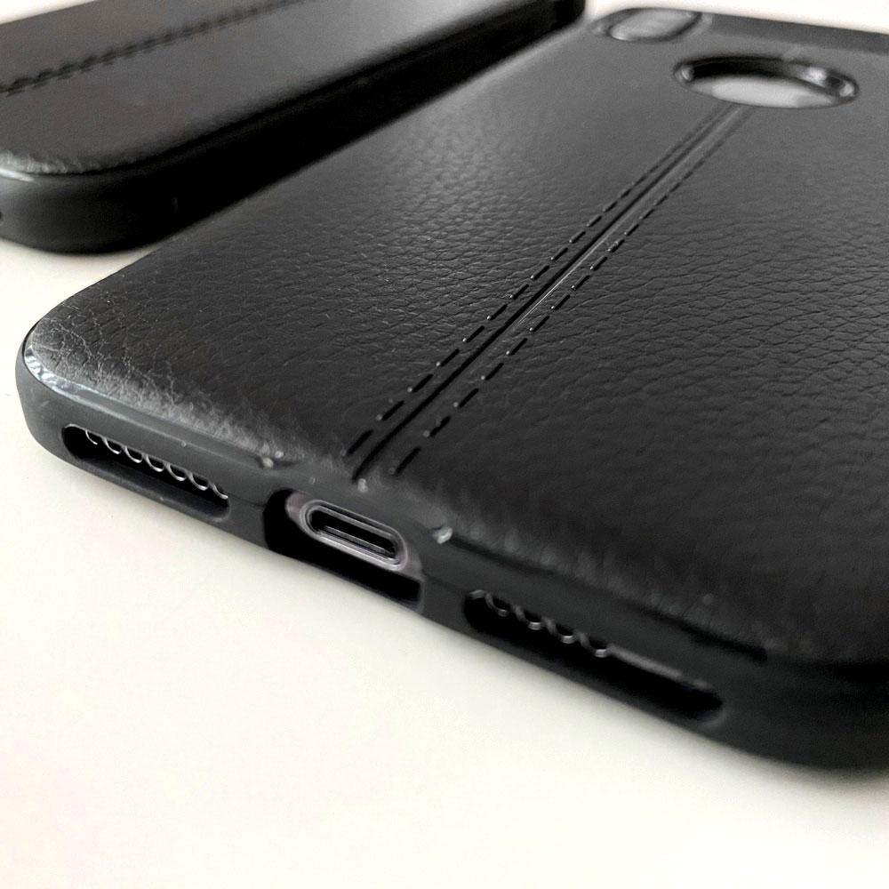 Leather Design TPU Case for iPhone
