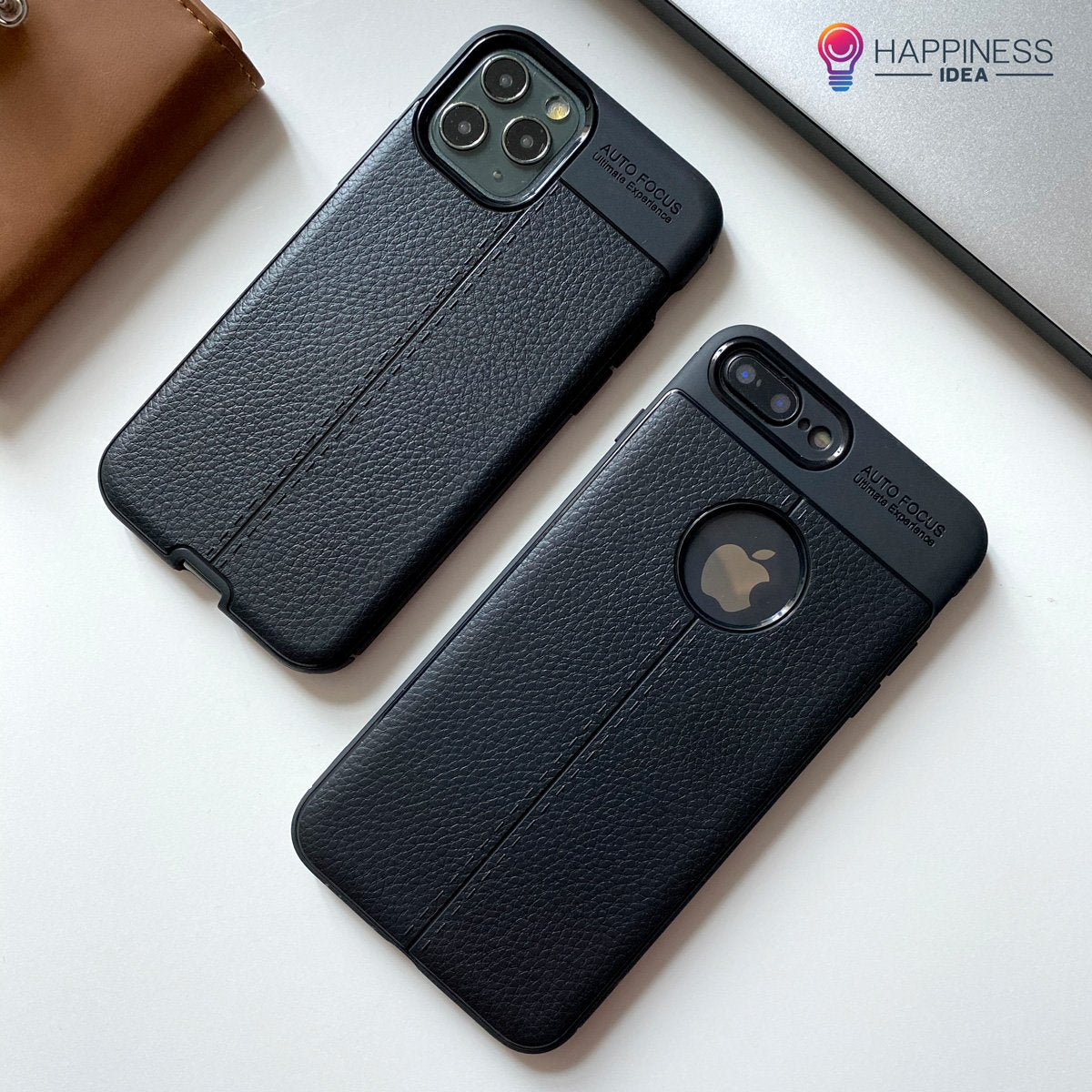 Leather Design TPU Case for iPhone