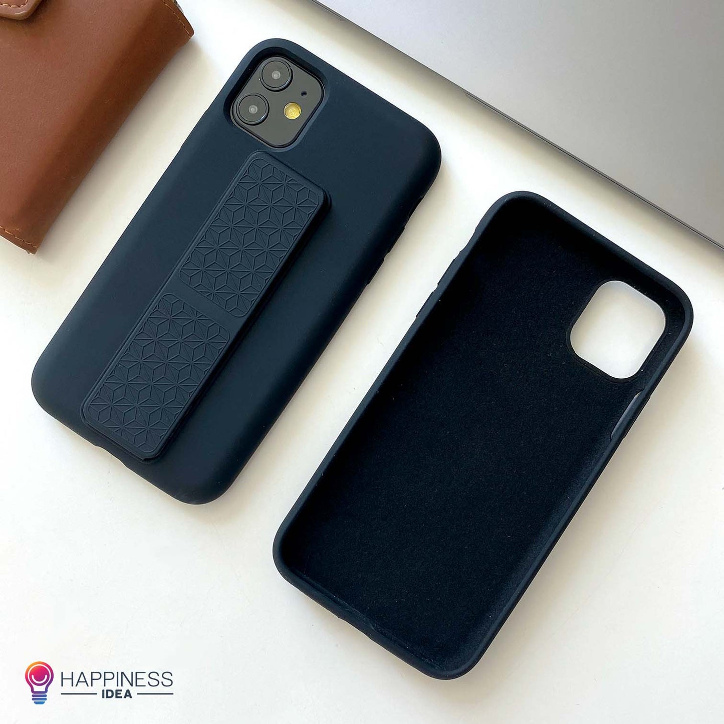 Liquid Silicone Kickstand Case for iPhone