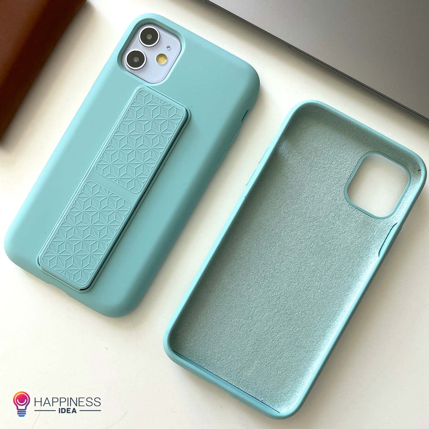 Liquid Silicone Kickstand Case for iPhone