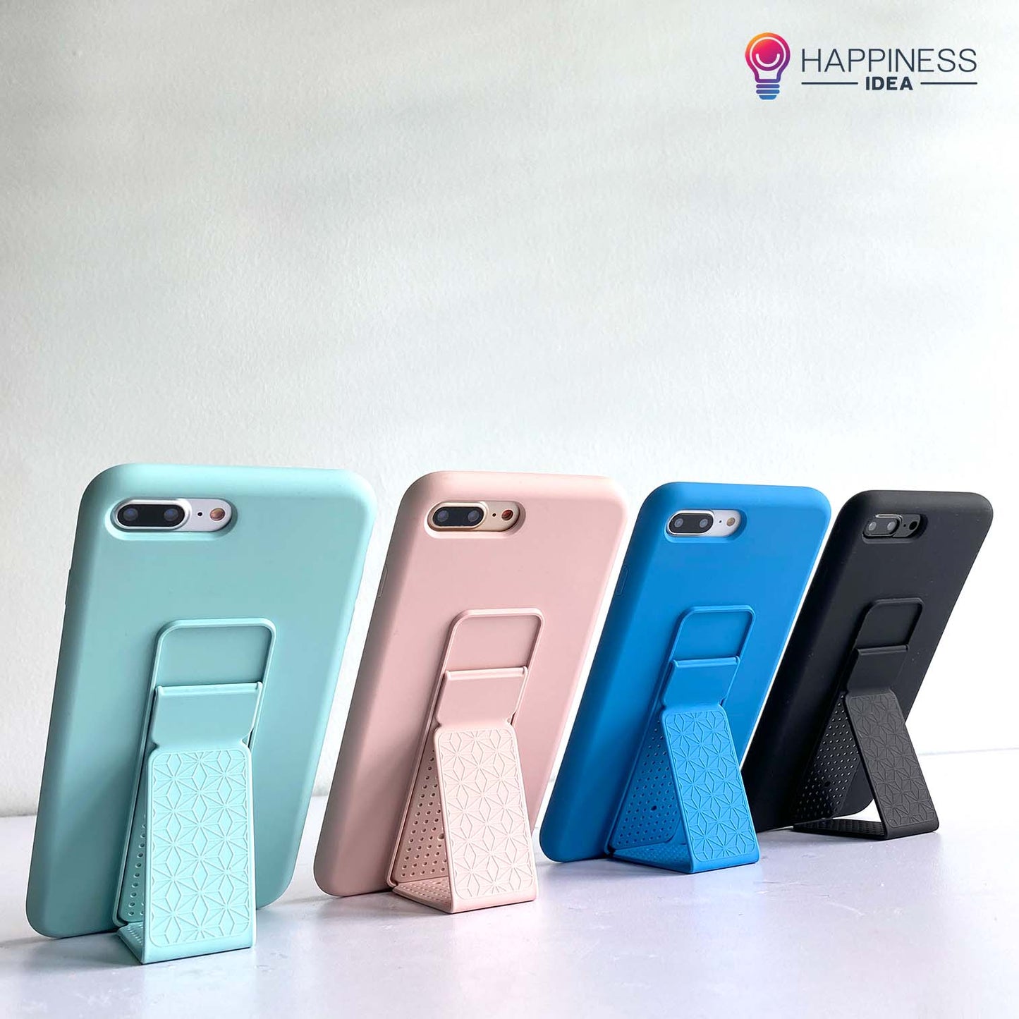 Liquid Silicone Kickstand Case for iPhone