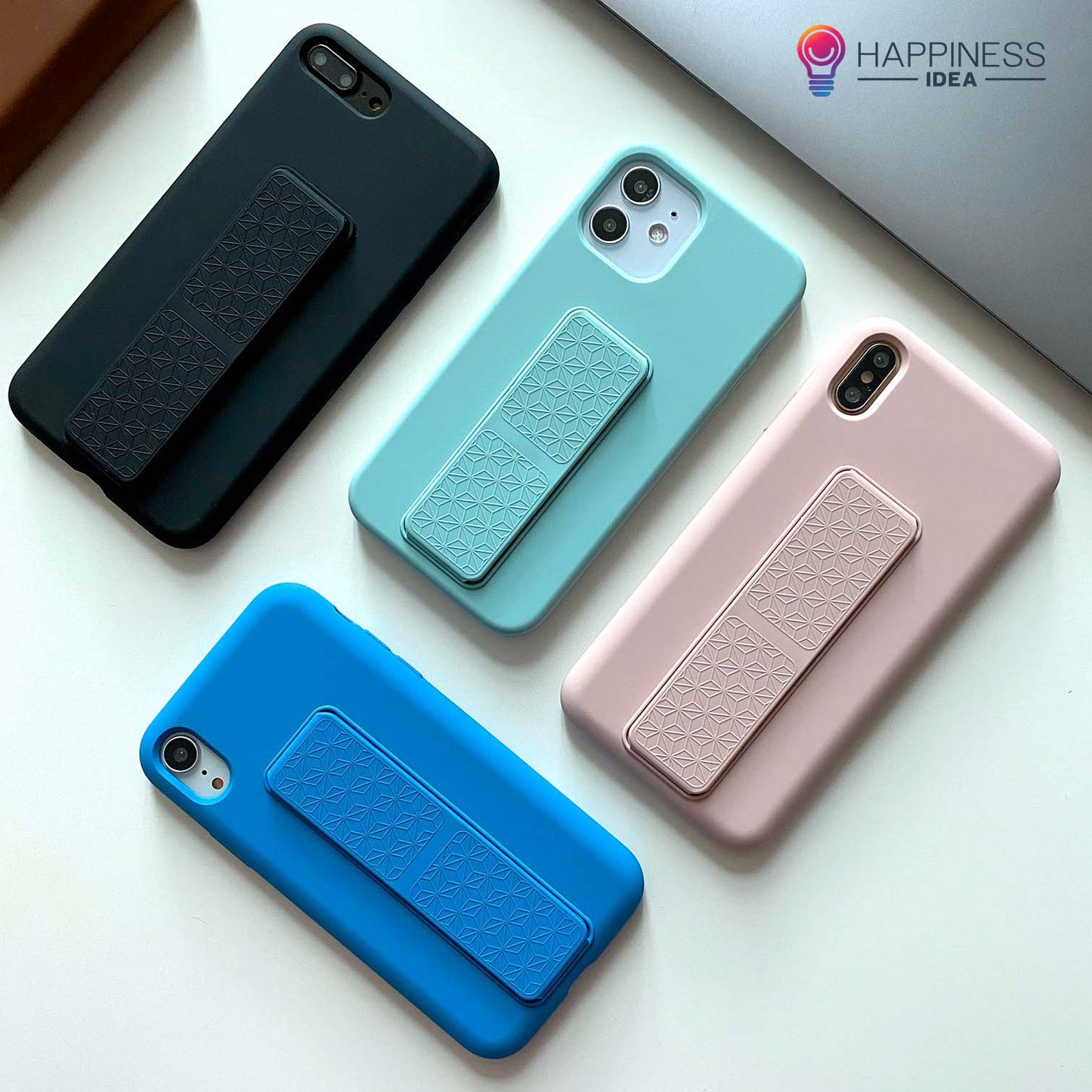 Liquid Silicone Kickstand Case for iPhone