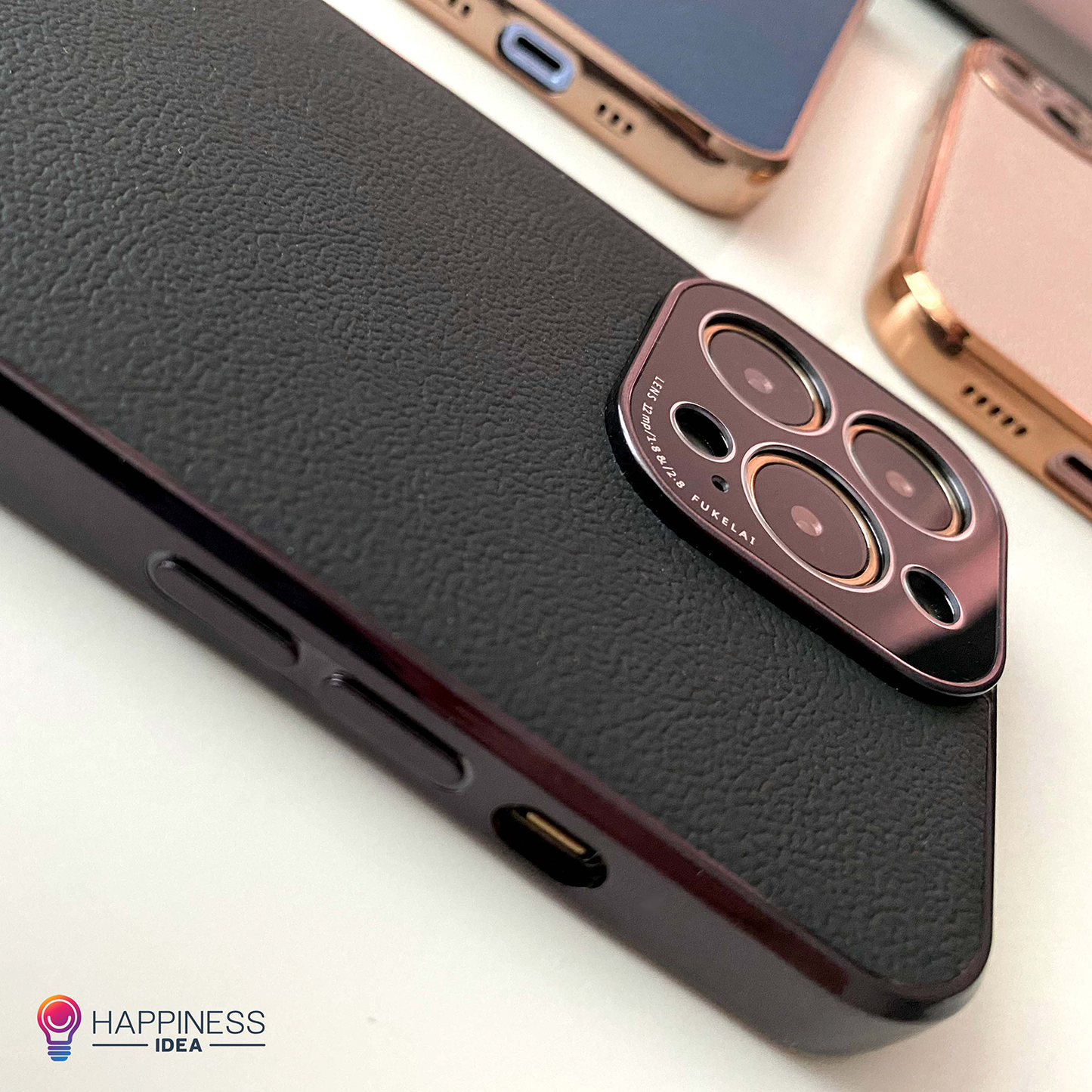 Luxury Design Genuine Leather Case for iPhone (Customisable)