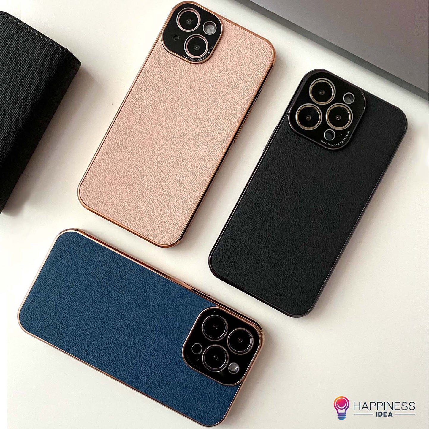 Luxury Design Genuine Leather Case for iPhone (Customisable)