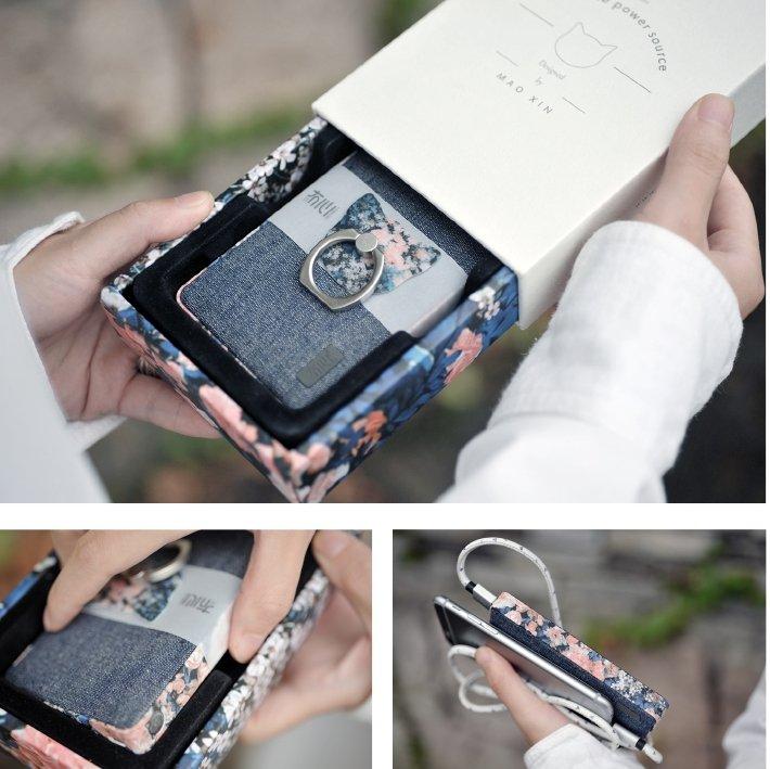 Maoxin Artistic Powerbank (10400 mAh) - Happiness Idea