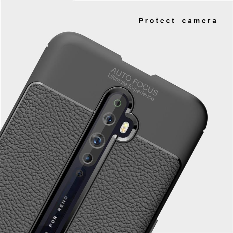 Oppo Reno 2F Leather Design TPU Case - Happiness Idea