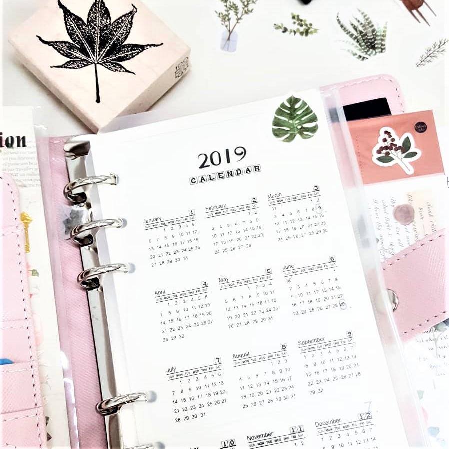PVC Calendar 2019 - Happiness Idea