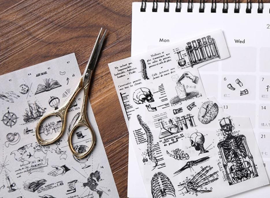 Scratch Stickers (Black & White) - Happiness Idea