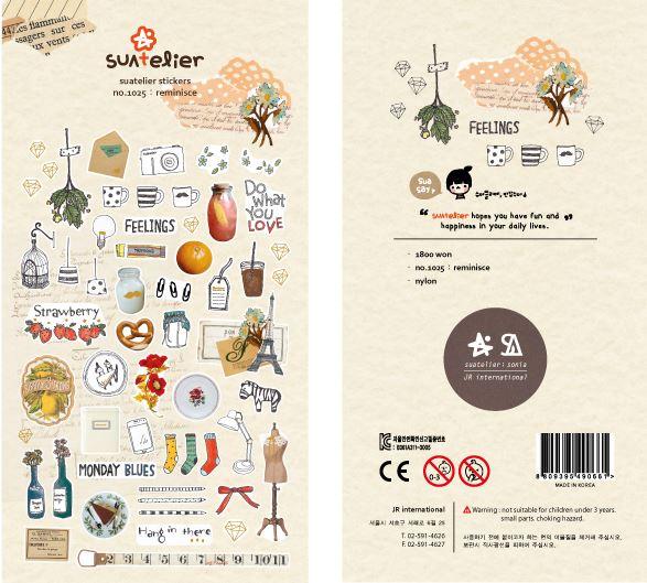 Suatelier Sticker no.1025: Reminisce - Happiness Idea