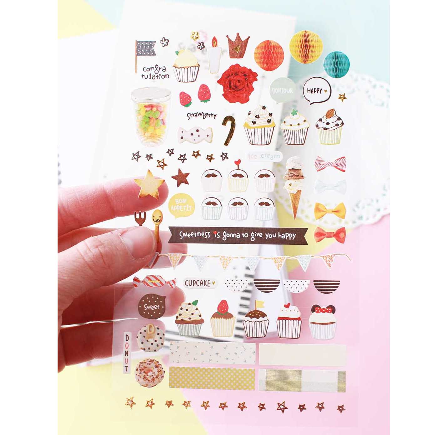 Suatelier Sticker no.1031: Sweet - Happiness Idea