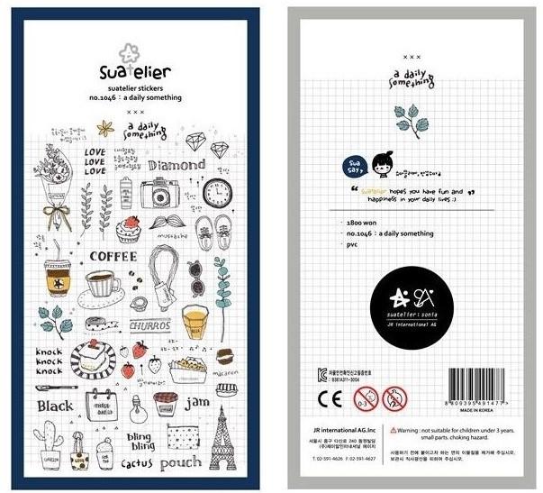 Suatelier Sticker no.1046: A Daily Something - Happiness Idea