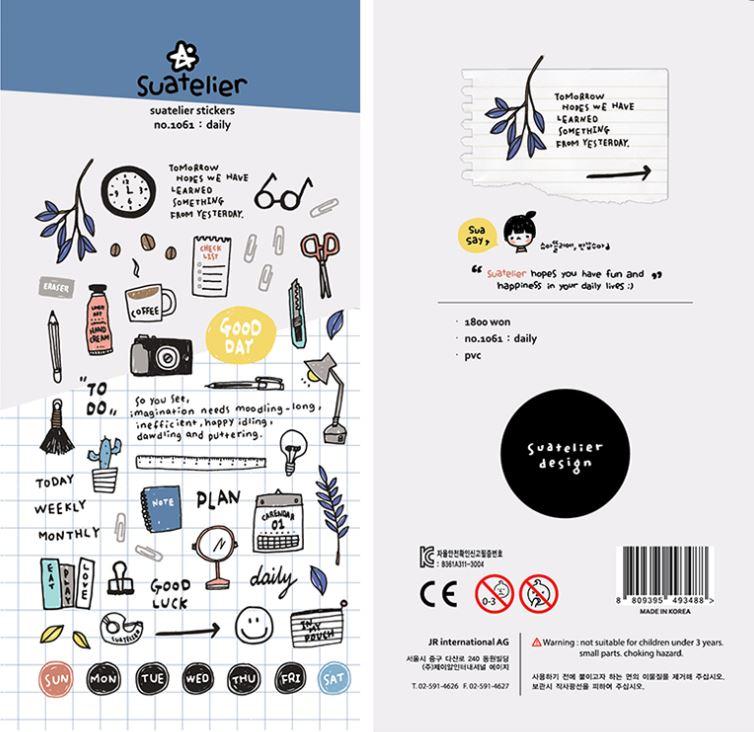 Suatelier Sticker no.1061: Daily - Happiness Idea