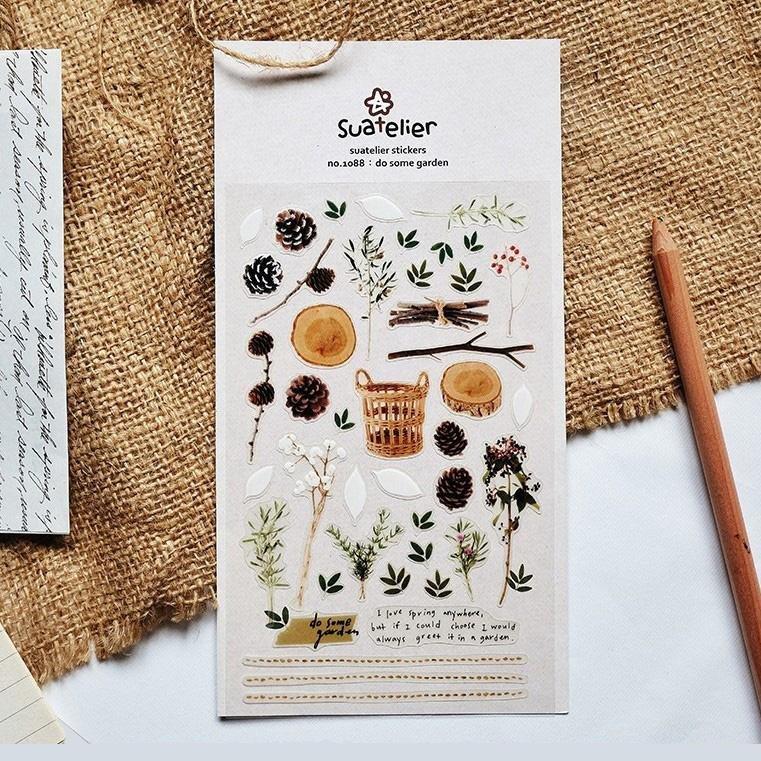 Suatelier Sticker no.1088: Do Some Garden - Happiness Idea