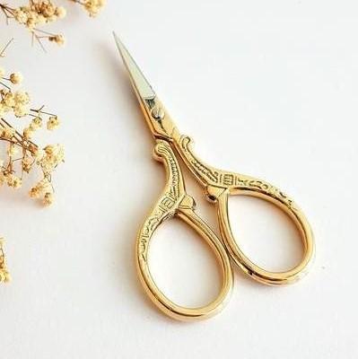 Vintage Craft Scissors (Gold) - Happiness Idea
