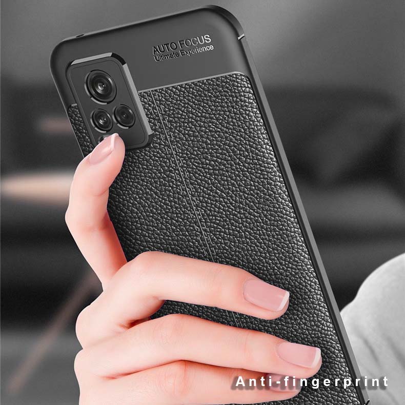 Vivo V20 Leather Design TPU Case