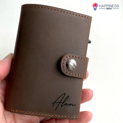 EasyWallet - Personalised Leather Smart Wallet