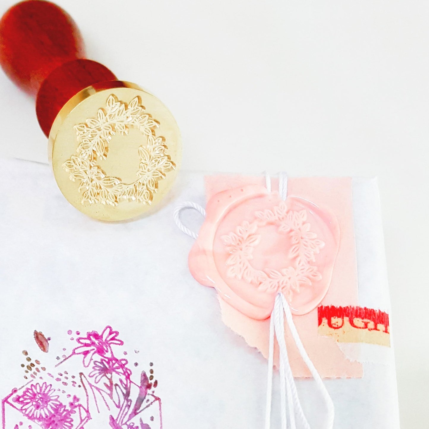 Wax Seal Stamp - Botanical Collection - Happiness Idea