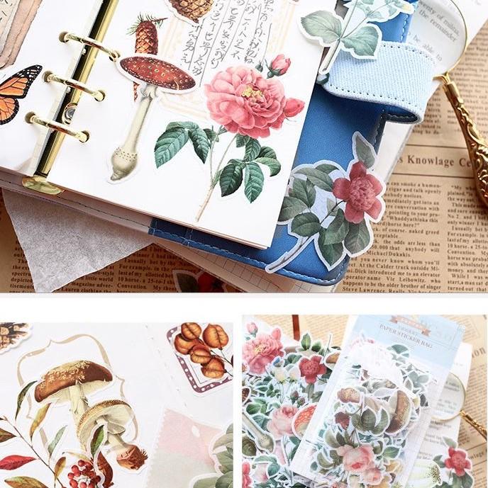 X.Mo Washi Paper Sticker Bag (A) - Happiness Idea