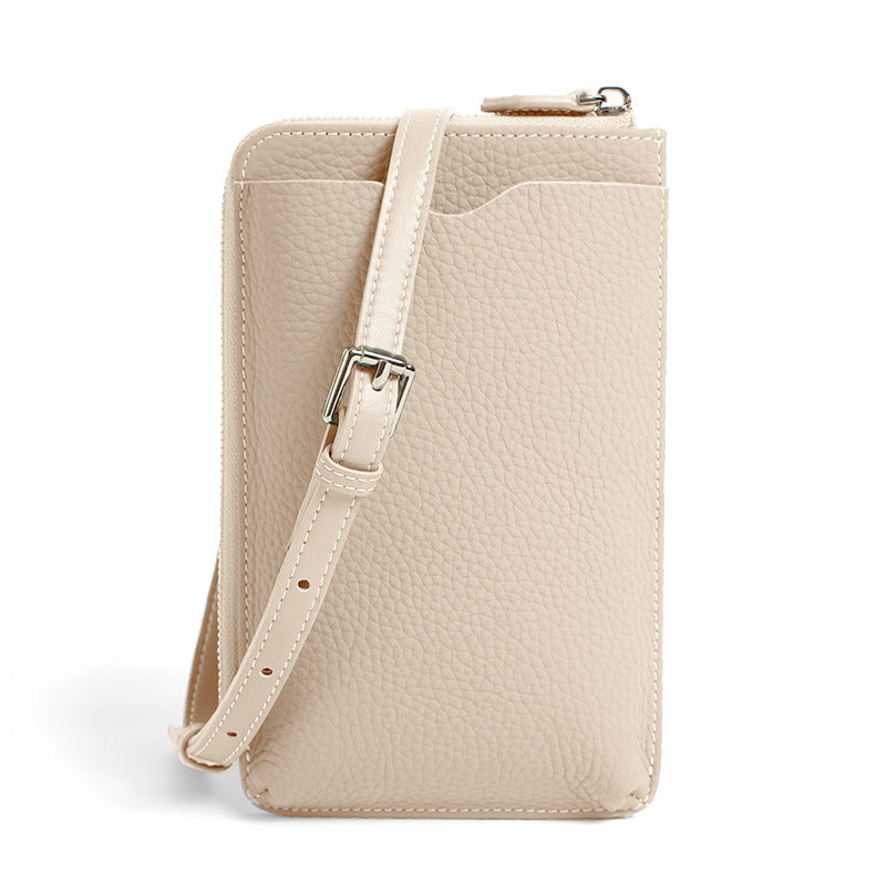 Minimal Mobile Phone Leather Sling Pouch