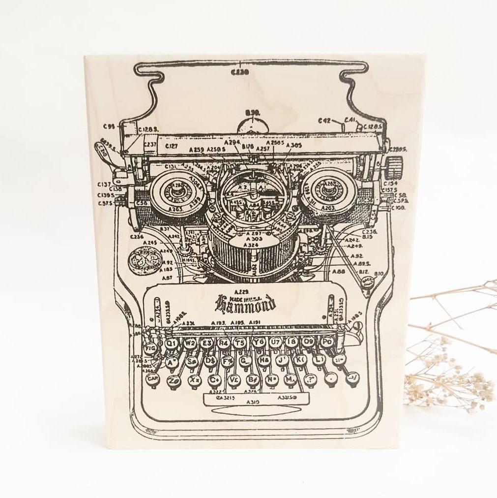 100proofpress - Large Hammond Typewriter - Happiness Idea