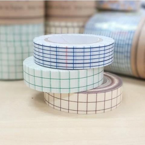 Classiky 倉敷意匠 - Washi Tape (Grid 12mm) - Happiness Idea